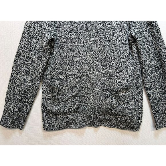 Eddie Bauer Women's Full Zip Preppy Wool Sweater Knit Size XL Gray Pockets - Picture 5 of 11